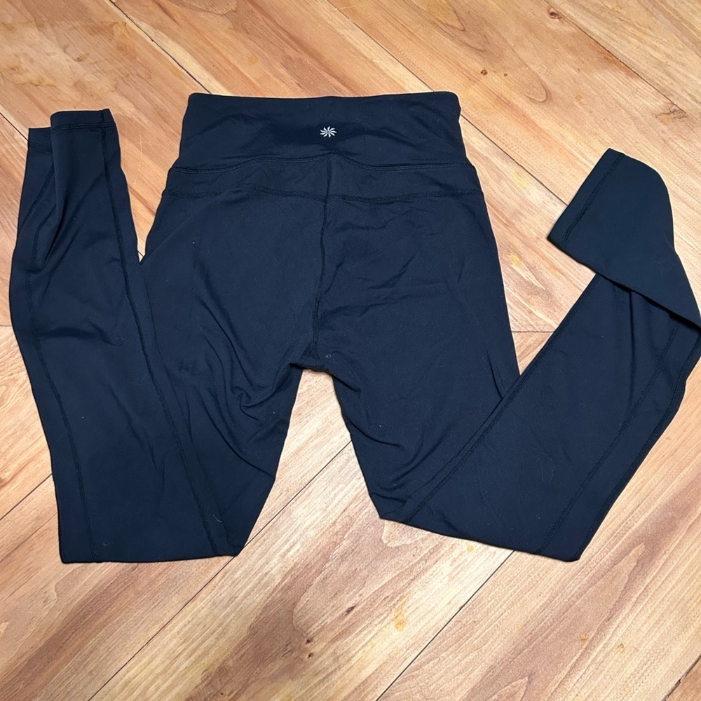 Athleta Charcoal Gray Leggings - Picture 3 of 3